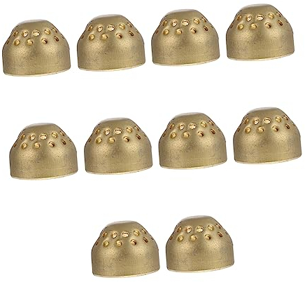 CAXUSD 10pièces Accessoires De Cuisinière à Couvre-brûleur Et Distributeurs De Flamme Pour Remplacement Compatible Plupart Des Cuisinières