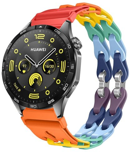 BYISYUE Catena Silicone Cinturini di Ricambio per Realme Watch 2/2 Pro/Watch 3/3 Pro/Watch S/S Pro, 22mm Sport Bracciali Cinturino per Xiaomi Watch S2/Watch S3/Watch S1/S1 Active/Mi Watch