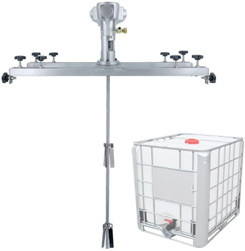 LYFDPN IBC Air Agitator, Pneumatic 1 Ton Tank Mixer Machine, 3/4HP 1HP Pneumatic Paint Mixer, Paint Stirring Machine, Bracket Air Agitators (H005)