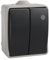 Interruptor Doble Estanco IP54 con Solera - Protección contra agua y polvo, ideal para exteriores y entornos industriales.