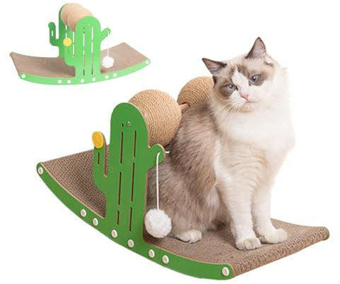 Griffoir pour chat Cactus, griffoir pour chat Cactus - Articles de griffoir pour chat design cactus - Jouets relaxants pour animaux de compagnie d'intérieur, jouet anti-rayures pour ga