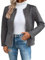Veste Cuir Femme Fermeture Éclair Manteau à Capuche Court Veste Veste en Cuir Femme Veste Biker Blouson Style Motard pour Femme en Imitation Cuir Veste en Cuir Marron Veste Femme Rose Pâle
