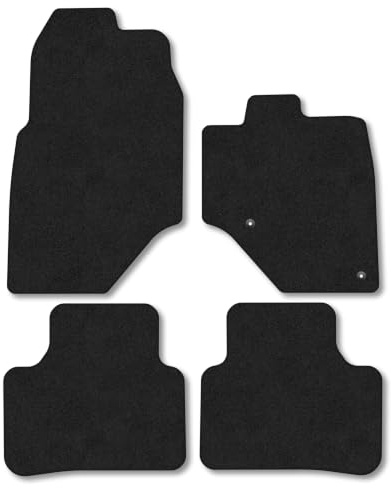 Peugeot e-5008 (2025+) Carpet Car Mats | Black Edge Trim Tailored Fit Floor Mats Full Coverage Protection Accessories Easy Clean Anti Slip Made in the UK