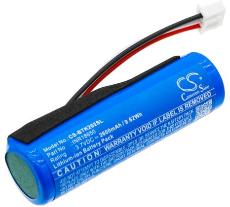 TCTK Akku 2600mAh Kompatibel mit [BLAUPUNKT] Bluetooth Lautsprecher, BT 202, BT 202 BK, BT202, BT202BK