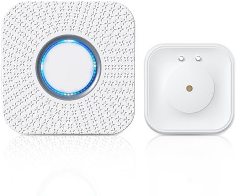 PHYSEN Wassermelder Wlan, Smart Wassermelder mit Batterie, Kompakter Wasserstandssensor, App-Benachrichtigung, IP65 Wasserdicht, 150 m Reichweite, Wasserleck-Detektor für Badezimmer, Küchen und Keller