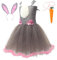 Easter Sleeveless Outfit - Girls Photo Outfit Stage Performance Clothes,Cartoon Girls Summer Easter Sleeveless Dresses for Fancy Gathering, Role Play