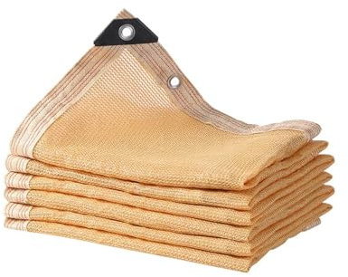 RJPzidK Toile D'ombrage Extérieure 95% UV Résistant Voiles de Parasol Bâche D'ombrage 1x2 2x3 3x4 4x4 4x5 6x8 m Filet de Jardin pour Pergola Jardin Cour Arrière Patio Piscine(4.0x4.0 m(13x13 ft))