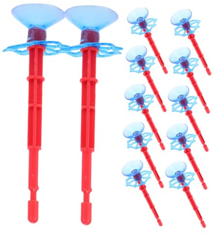 Abaodam 12 Pièces Flèches pour Jeu en Plein Air Garçon Fille Flèches à Ventouse Jouet De Fête De Remplacement