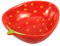 ULTECHNOVO Bol à Fruits en Céramique Décoratif Bol Compact pour Desserts et Snacks Design Fraise pour Familles et Restaurants Pratique