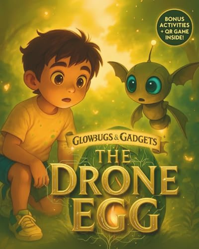 The Drone Egg: Book 1 of the Glowbugs & Gadgets Trilogy – A Future-Ready Adventure with Games, Activities & Digital Wisdom for Ages 6–8