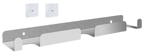 Pizza Peel Rack - Stainless Steel Wall Mount, Kitchen Tool , Storage Rack for Pizza Scoops, Commercial Restaurant Utensil Display, Spatulas Pinsel Spoon, Durable Shop Equipment