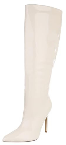 Ital Design Damen Stiefel mit Reißverschluss und Stilettoabsatz, spitze Form