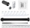 NOBILY Rolladen-Komplett-Set für 60mm (SW60) Achtkantwelle Maxi-Rolladenmotor 20Nm + ZS1 Rolladen Zeitschaltuhr + Mechanik-Set, Gesamtlänge bis 2,75 Meter