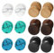 roncent 6 Paare Ohrstecker Set Holz Hantel Ohr Piercing Türkis Ohr Ohrringe Edelstahl Ohrringe klassische Runde Design Unisex 8mm Mehrfarbig …
