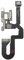 Smartex® Camera Frontale Compatibile con iPhone 8 Plus - Front Camera con Cavo Flessibile Incluso