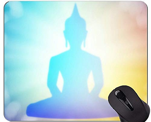 Heilige geistige Grafik-Spiel-Mausunterlage Lotus Flower Gewohnheit - Buddha-Büro-Mausunterlage