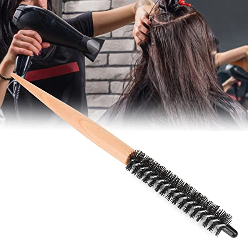 Runde Haarbürste, runde Haarbürste, Mini-Haarbürste, antistatische Haarbürste für feines Haar, Pony, Bart, Heben, Curling (20#)