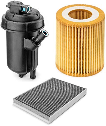 UFI Filters: Filtro Gasolio, Filtro Olio Motore e Filtro Aria Abitacolo ai Carboni Attivi Per Auto