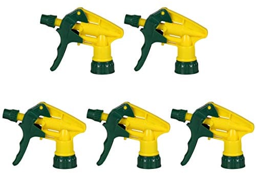 Holibanna 5Pcs Trigger Sprayer Replacement Nozzle Stream Mist Bottle Spray Bottle Nozzle Top Replacement 30 x 8 x 3cm Random Color