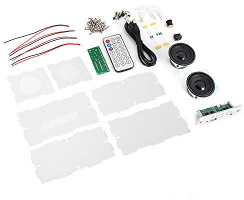 DIY Bluetooth Speaker Box Kit (Sound Control Wasserlampe + Bluetooth5.0 Lautsprecher +40 Magnetic Speaker Bluetooth Lautsprecher Diy Kit), Importiertes Transparentes