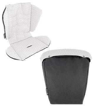 TWISTSHAKE Funda para Silla y Saco de Abrigo para Silla de Paseo Tour, Negro