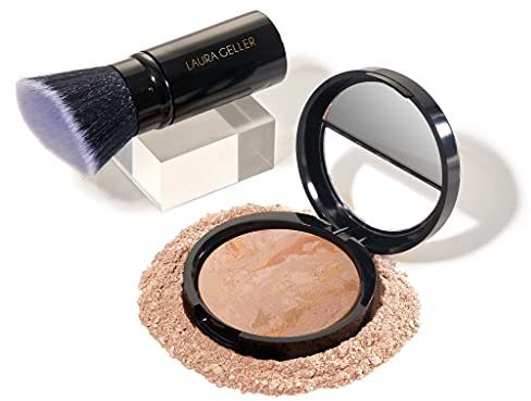 LAURA GELLER NEW YORK Baked Balance-n-Brighten Foundation mit Kabuki-Pinsel, 59 mm