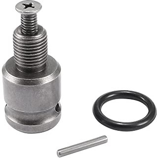 sourcing map Bohrfutter-Adapter, 1/2-20UNF, Schnellwechsel, 1,27 cm Vierkantantrieb, Konverter für Schlagschrauber, 2 Stück