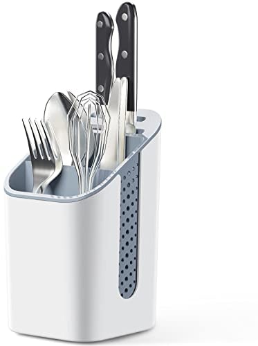 kingrack Messerblock, Schräges Design, Leeres Messerblock, Kunststoff, abnehmbar, einzigartiges Schlitzdesign zum Schutz der Klingen