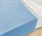 NatureMark Basic Bettlaken - weiches und pflegeleichtes Betttuch aus 100% Baumwolle ohne Gummizug Haustuch viele Größen und Farben Größe: 180x275 cm, hell blau