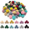 120 Stücke Pompons zum Basteln, BetterJonny 2cm Pompom Bälle Kleine Bommeln Bunte Bommeln Bälle Mini Pompons Flauschigen Plüsch Bälle Pom Pom Set für DIY Kreative Handwerk Herstellung, 12 Farben