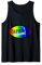 Cape Cod Rainbow Gay LGBTQ Pride T-Shirt Karte Silhouette Tank Top