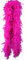 Surakey Flauschige Federboa zum Basteln, Federboa,Länge 200cm,Feder-Schal,Turkeyfeder Verkleidungszubehör,Halloween-Handwerk,Hochzeitsdekoration,Federstola Federschal Kostüm Karneval Mottoparty,Rosa