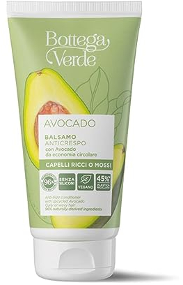 Bottega Verde - Avocado - Frizz-Conditioner - mit Avocado Kreislauf (150 ml) - lockiges oder gewelltes Haar