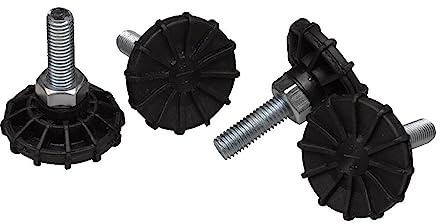 Lanview Ersatz-Ritzelfüße aus PVC, 1 Set = 4 Stück, RAX112 (1 Set = 4 Stück)
