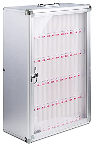 Handy-Tresor, wandmontierter Handy-Schließfach, Handy-Tresor, wandmontierter Handy-Schließfach, Personal-Handy-Aufbewahrungskoffer, 60 Fächer