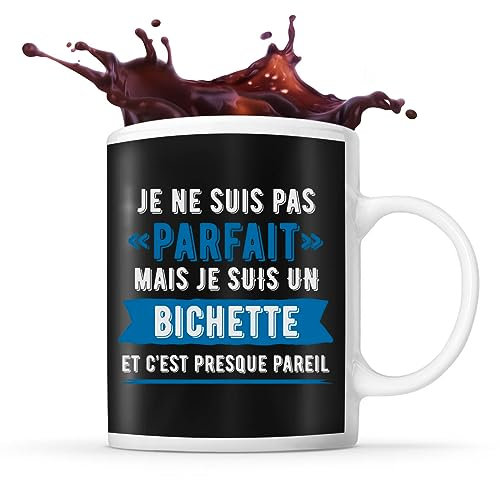 Planetee Tasse un Bichette parfait | Mug Homme Café Thé Idée Cadeau Humour Collègue famille Anniversaire Noël