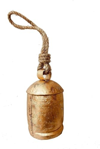 Rustikale Kuhglocken zum Basteln Türklingel Antike Dekoration Vintage Hängende Dekorationen Weihnachtsgirlande Glocke