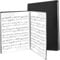 KOHAND 2 Pack A4 Sheet Music Folder, Black Music Folder Choir Music Presentation Folder for Piano, Guitar,Violin, Documents, Paper, Artwork, Paintings