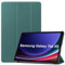 Kepuch Custer Cover per Samsung Galaxy Tab S9 11 X710 X716B X718U / S9 Fe 11 X510 X516B,PU-Pelle Case Custodia - Verde