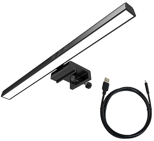 Dewedrt Barra de Luz de Monitor, LáMpara de Escritorio LED LáMpara de Computadora Regulable LáMpara para el Cuidado de los Ojos Luz de Lectura USB Luz de Fondo Barra de Luz de Pantalla