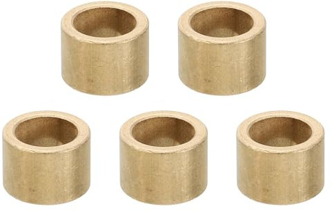 PATIKIL Entretoises en Laiton M10, 5 Pièces Entretoise en Métal Laiton 10 mm ID x 14 mm OD x 10 mm L Entretoises en Laiton pour Vis de 3/8 Pouce ou M10