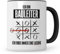 Sweetify Bauleiter Tasse lustig, Ich bin Bauleiter, ich finde immer eine Lösung Bauleiter Spruch Kaffeetasse Geschenk