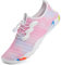 IceUnicorn Strandschuhe Badeschuhe Damen Herren Schwimmschuhe Aquaschuhe Sommer Schnell Trocknend Surfschuhe(509Rosa,39EU)
