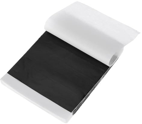 sourcing map 200 Pcs Gold Leaf Sheets 5.5 x 5.5 Imitation Gold Foil Sheets for Crafts,Picture Frames,Sculpture,Nails and DIY Arts Decoration,Black