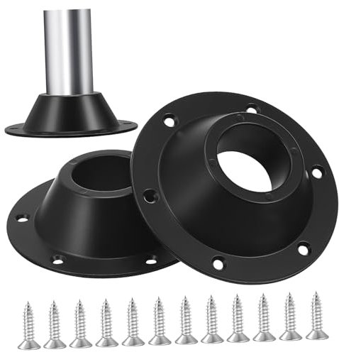 BUGUUYO 2stücke Rv Tischbefestigung Aluminium Flansch Stabile Wohnmobil Tischhalterung Passend Platzsparend Einfache Montage Für Camper Boote Reisemobile Zubehör