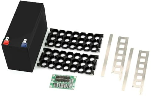 Kleagary 12V 7Ah Battery Box Holder for 18650 Battery 3x7 Nickel with Storage Box Part with PCB Board DIY Battery Pack Organizer