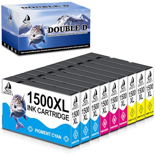 DOUBLE D PGI-1500XL Farbe Ersatz für Canon PGI-1500XL kompatibel für Canon MAXIFY MB2300 MB2350 MB2000 MB2050 MB2150 MB2155 MB2750 MB2755