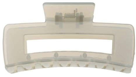 Pinza cuadrada transparente para el pelo para mujeres y niñas, pinza de 4 pulgadas para un agarre fino y fuerte