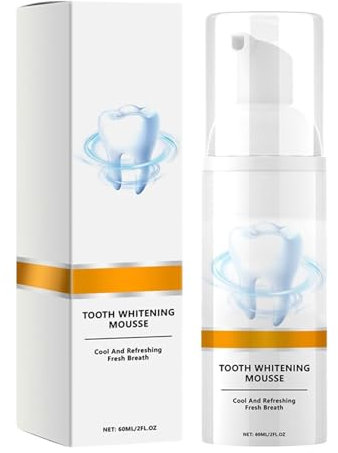 Teeth Whitening Mousse Fluoride-free, Mousse Foam Whitening Toothpaste, Schaum Zahnpasta Weisse Zähne, Erfrischende Atem Tiefe Reinigung Zahnpasta, Intensive Stain Removal Toothpaste (1)