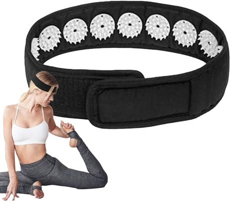 Massagegerät für den Kopf – Gesichtsstraffung und Kinnbegradigung – Tragbares Kopfband, bequem und verstellbar für Reisen, Männer, Zuhause, Erholung, Fe